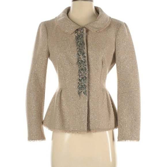 PHILOSOPHY di ALBERTA FERRETTI Tweed Blazer Jacket - Picture 1 of 9